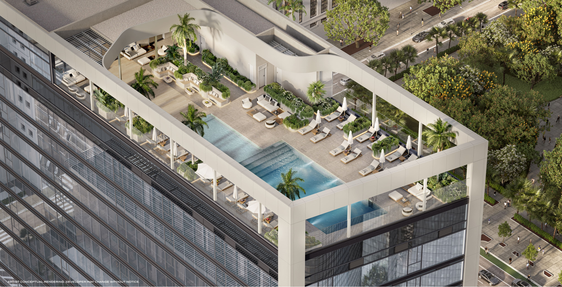 Fully furnished residences at HUB Miami